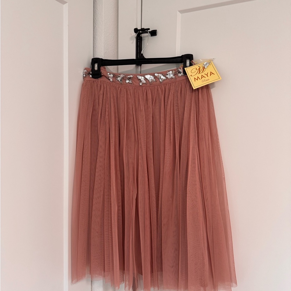 Maya Tulle Pink Skirt